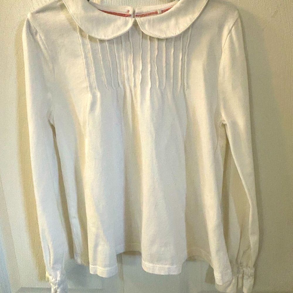 Mini Boden Collared Jersey Top